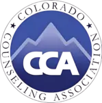 Colorado Counseling Association (CCA) logo.
