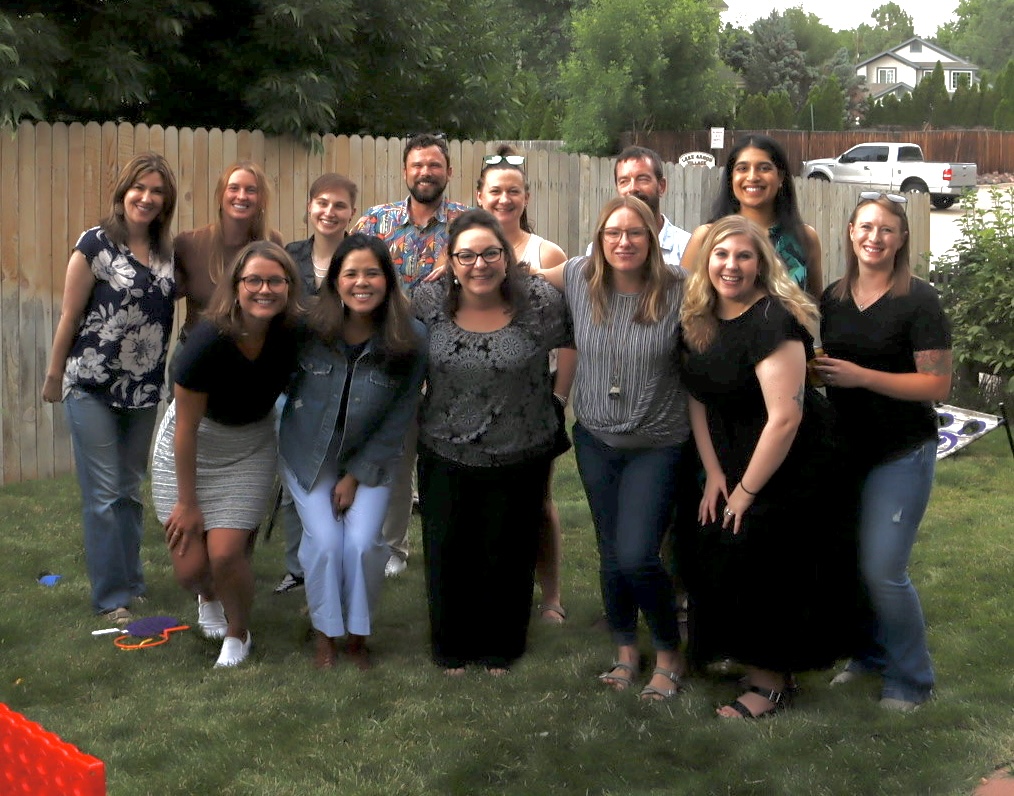 Ignite Counseling Colorado clinical team at a team cookout in Westminster, CO