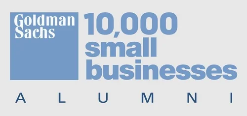 logo for the Goldman Sachs "10,000 Small Businesses" program.