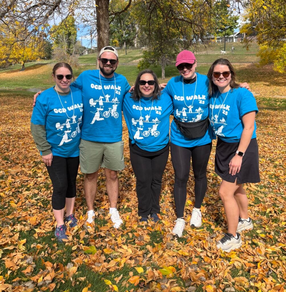 Members of the Ignite Counseling Colorado team after participating in the OCD Million Steps fundraiser walk in Colorado