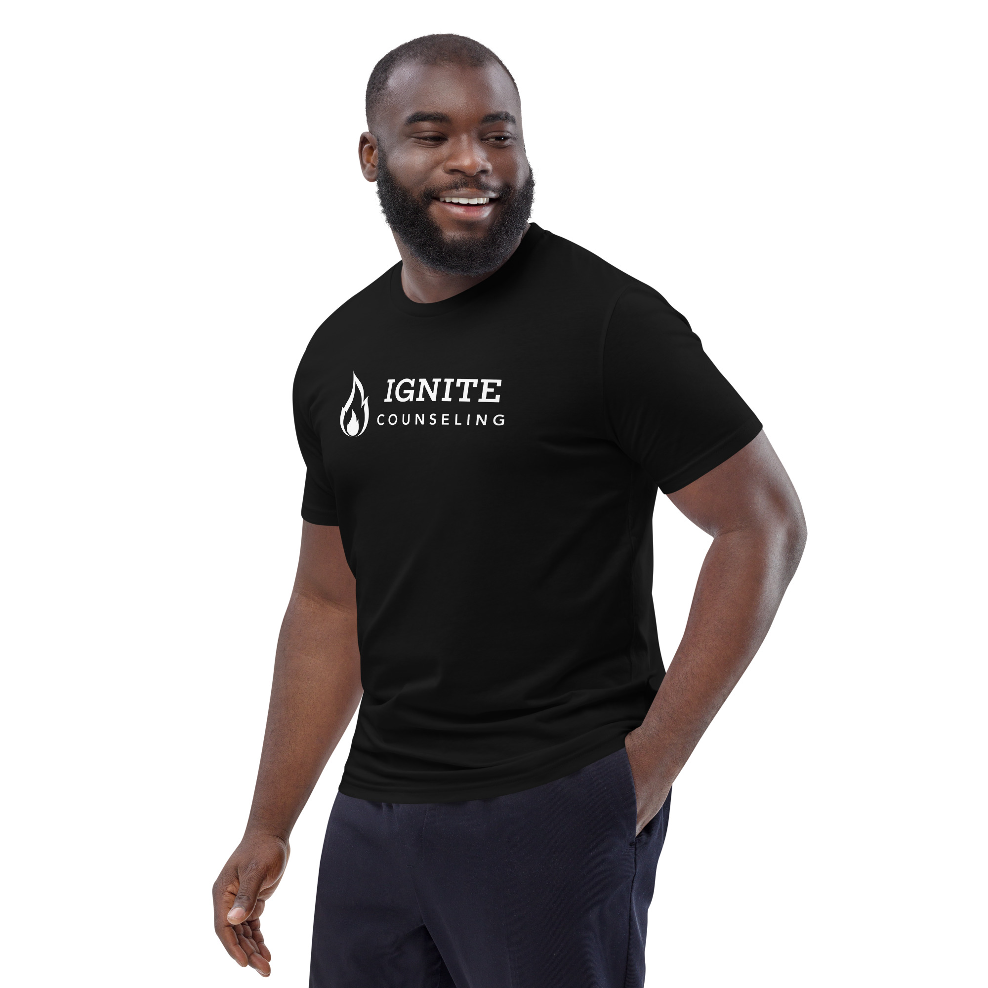 Ignite Counseling - Unisex organic cotton t-shirt - Image 2