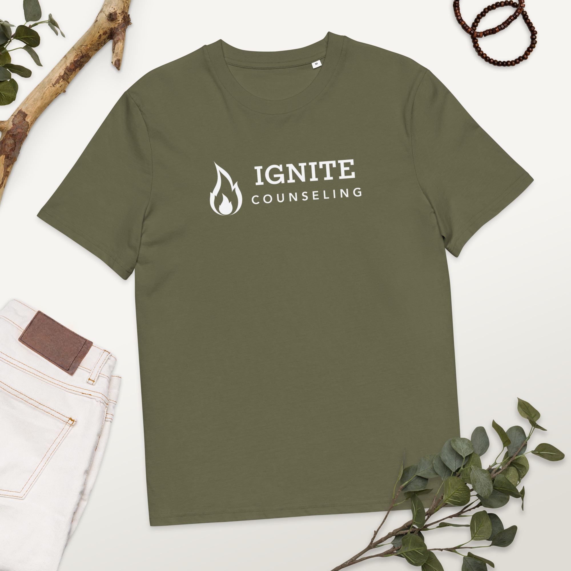 Ignite Counseling - Unisex organic cotton t-shirt - Image 8