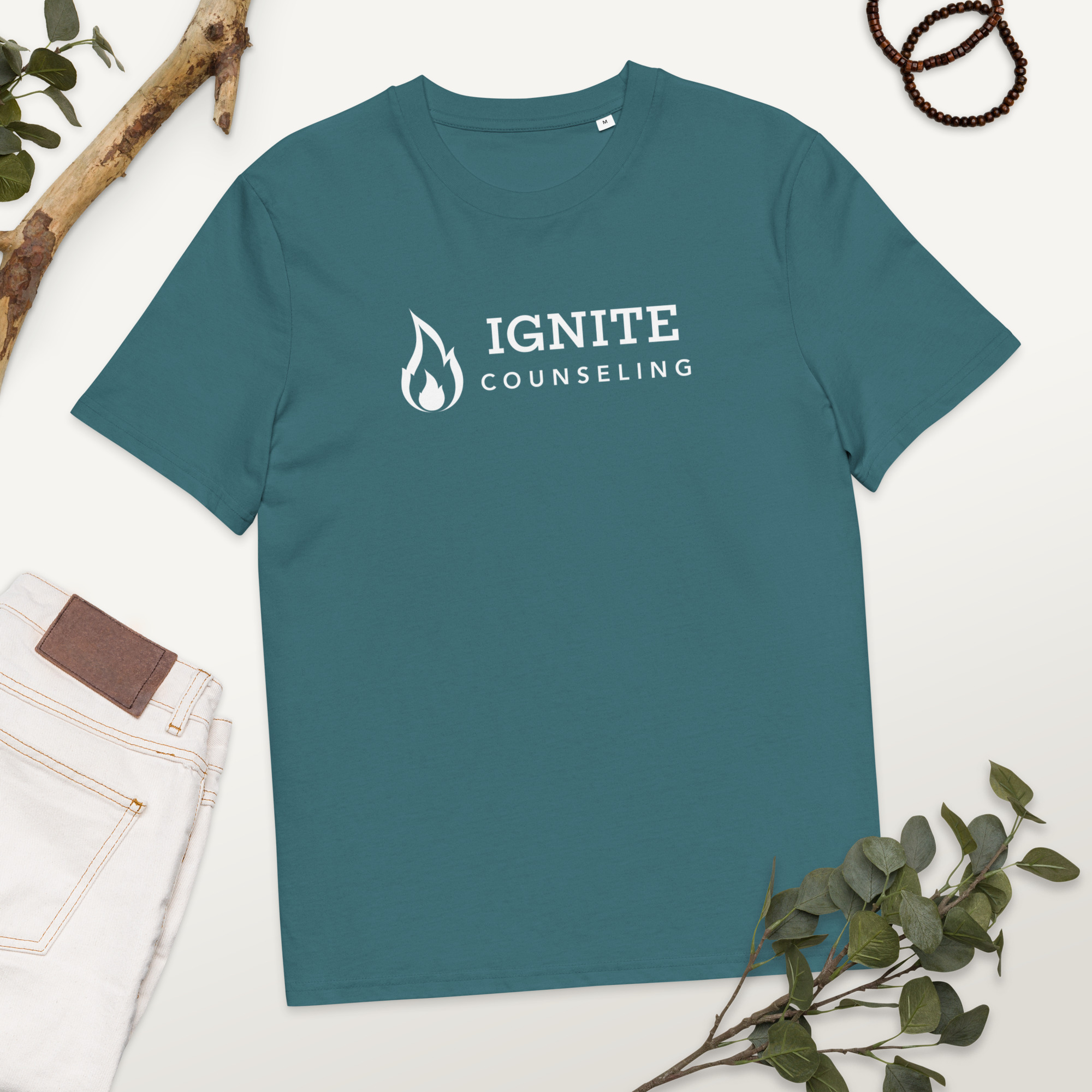 Ignite Counseling - Unisex organic cotton t-shirt - Image 7