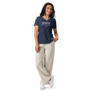Women’s Ignite Counseling Colorado relaxed v-neck t-shirt